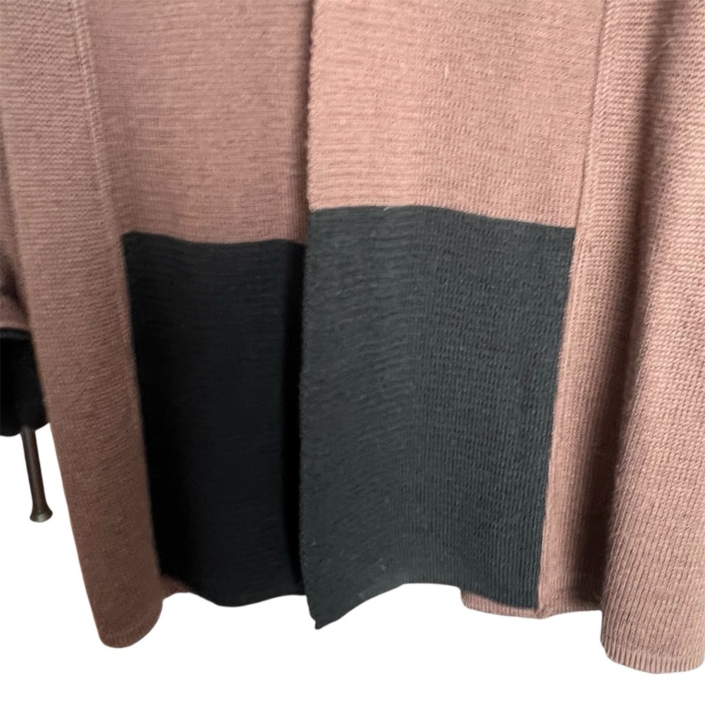 Fioreblu Knit Cardigan Sweater Wool Blend Grandmacore Classic Cozy SZ M Brown - Picture 4 of 16
